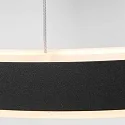 Steinhauer Pendel RINGLUX LED IP20, sort dæmpbar