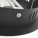 Steinhauer Pendel RINGLUX LED IP20, sort dæmpbar