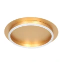 Steinhauer ceiling luminaire RINGLUX 1 flame IP20, gold dimmable