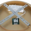 Steinhauer ceiling luminaire RINGLUX 1 flame IP20, gold dimmable