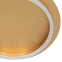 Steinhauer ceiling luminaire RINGLUX 1 flame IP20, gold dimmable