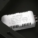 Steinhauer ceiling luminaire RINGLUX 1 flame IP20, black dimmable
