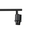 Steinhauer Loftlampe BAMBUS 3-flammer E14 IP20, træ, sort dæmpbar