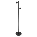 Standerlampe BAMBUS 2-flammer E14 IP20, træ, sort dæmpbar