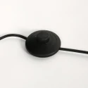Steinhauer Standerlampe BAMBUS 2-flammer E14 IP20, træ, sort dæmpbar