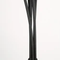 Steinhauer Standerlampe BAMBUS 5-flammer E14 IP20, træ, sort dæmpbar