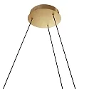 pendant luminaire RINGLUX up / down IP20, gold dimmable