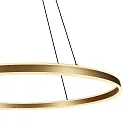 pendant luminaire RINGLUX up / down IP20, gold dimmable