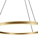 pendant luminaire RINGLUX up / down IP20, gold dimmable
