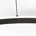 Steinhauer pendant luminaire RINGLUX up / down IP20, black dimmable