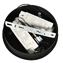 Steinhauer pendant luminaire RINGLUX up / down IP20, black dimmable