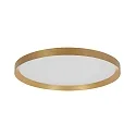 Loftlampe FLADY up / down IP20, guld dæmpbar