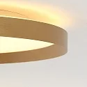 Steinhauer Loftlampe FLADY up / down IP20, guld dæmpbar