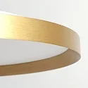 Steinhauer Loftlampe FLADY up / down IP20, guld dæmpbar