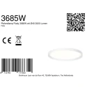 Steinhauer ceiling luminaire FLADY 2 flames IP20, white dimmable