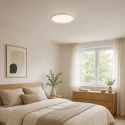 Steinhauer ceiling luminaire FLADY 2 flames IP20, white dimmable
