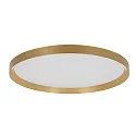 Loftlampe FLADY up / down IP20, guld dæmpbar