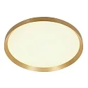 Steinhauer Loftlampe FLADY up / down IP20, guld dæmpbar