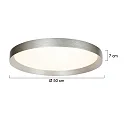 Steinhauer Loftlampe FLADY IP20, dæmpbar