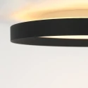 Steinhauer Loftlampe FLADY up / down IP20, sort dæmpbar