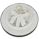 Steinhauer Loftlampe FLADY up / down IP20, sort dæmpbar