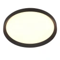 Steinhauer Loftlampe FLADY up / down IP20, sort dæmpbar