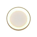 Steinhauer ceiling luminaire RINGLEDE IP20, gold dimmable