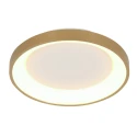 Steinhauer ceiling luminaire RINGLEDE IP20, gold dimmable