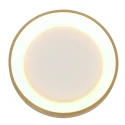 Steinhauer ceiling luminaire RINGLEDE IP20, gold dimmable