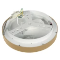 Steinhauer ceiling luminaire RINGLEDE IP20, gold dimmable