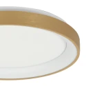 Steinhauer ceiling luminaire RINGLEDE IP20, gold dimmable