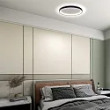 Loftlampe RINGLEDE IP20, guld dæmpbar