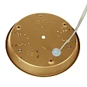 Steinhauer pendant luminaire RINGLUX IP20, gold dimmable