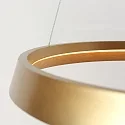 Steinhauer pendant luminaire RINGLUX IP20, gold dimmable