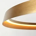 Steinhauer pendant luminaire RINGLUX IP20, gold dimmable