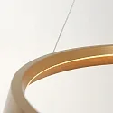 Steinhauer pendant luminaire RINGLUX IP20, gold dimmable