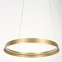 Steinhauer pendant luminaire RINGLUX IP20, gold dimmable