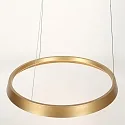 Steinhauer pendant luminaire RINGLUX IP20, gold dimmable