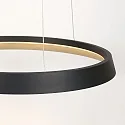 Steinhauer pendant luminaire RINGLUX IP20, black dimmable
