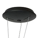 Steinhauer pendant luminaire RINGLUX IP20, black dimmable