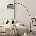 Mexlite Standerlampe SOLVA E27 IP20, dæmpbar