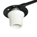Steinhauer Standerlampe SPARKLED LIGHT E27 IP20, dæmpbar