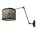 Steinhauer Væglampe PRESTIGE CHIC 1-flamme E27 IP20, sort dæmpbar