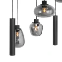 Steinhauer pendant luminaire REFLEXION 9 flames GU10 + E27 IP20, black dimmable