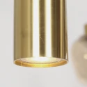 Steinhauer Pendel REFLEXION 9-flammer GU10 + E27 IP20, messing dæmpbar