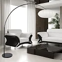 Steinhauer Standerlampe SPARKLED LIGHT E27 IP20, dæmpbar