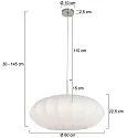 Steinhauer Pendel SPARKLED LIGHT E27 IP20, dæmpbar