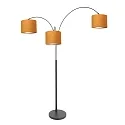 Steinhauer Standerlampe SPARKLED LIGHT E27 IP20, dæmpbar