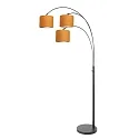 Steinhauer Standerlampe SPARKLED LIGHT E27 IP20, dæmpbar