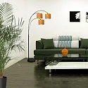 Steinhauer Standerlampe SPARKLED LIGHT E27 IP20, dæmpbar